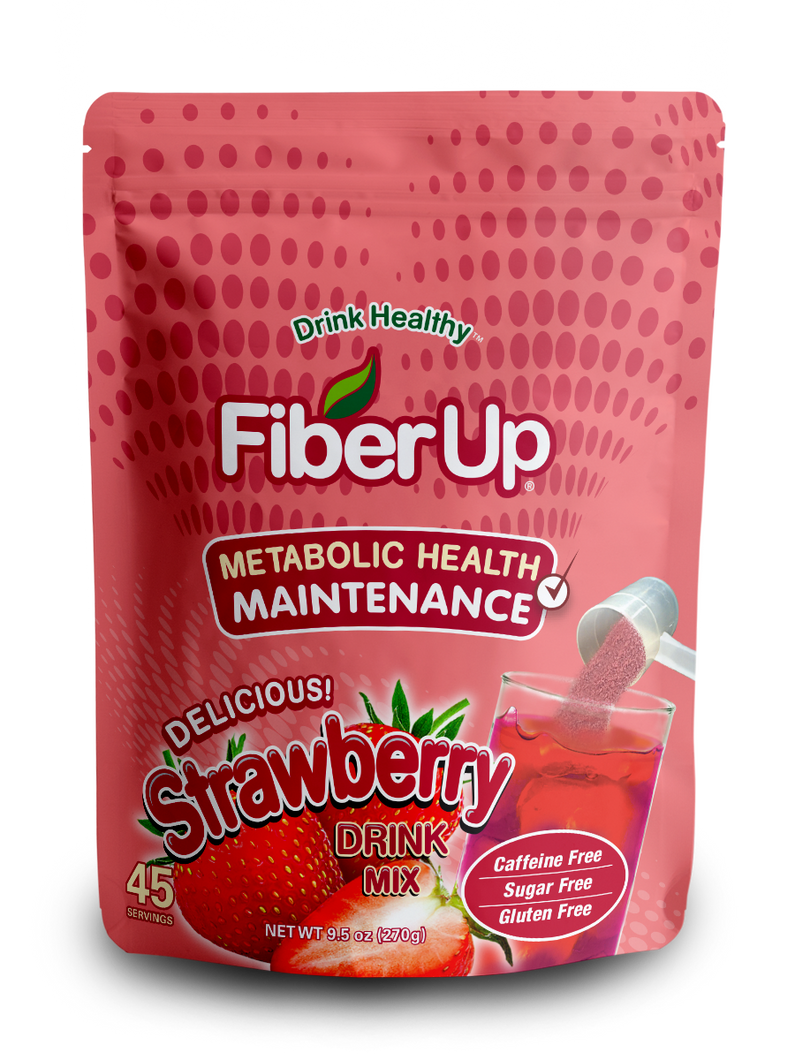 Fiber Up® Metabolic Health Maintenance, Delicious Strawberry, 48 Servings.